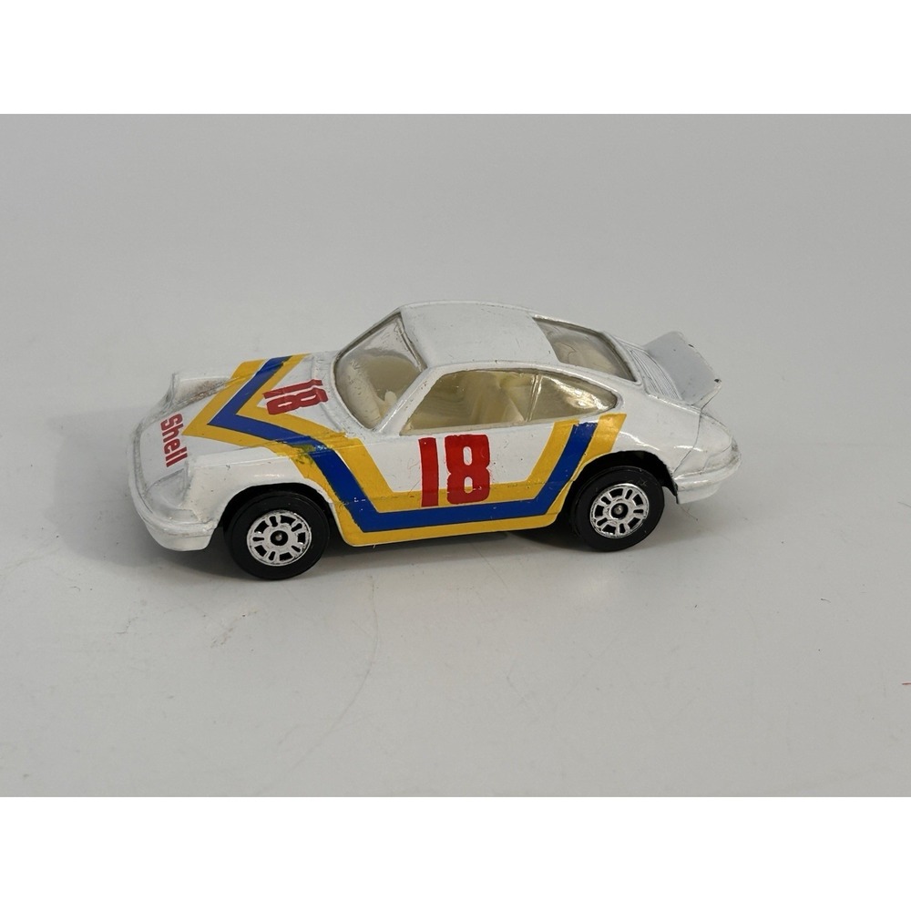 Corgi Juniors J35 White Porsche 911 Turbo Shell 1/64 Diecast Car